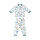 Nest Design Bamboo Jersey Long Sleeve Two-Piece PJ Set Snug Fit