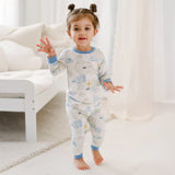 Nest Design Bamboo Jersey Long Sleeve Two-Piece PJ Set Snug Fit