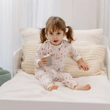 Nest Design Bamboo Jersey Long Sleeve Two-Piece PJ Set Snug Fit