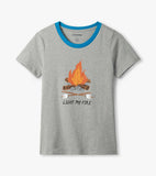 Little Blue House Retro Camping Women’s Pajama Tee