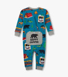 Little Blue House Baby Retro Cabin Onesie