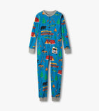 Little Blue House Kids Retro Camping Onesie