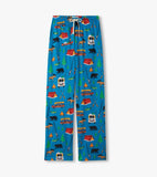 Little Blue House Retro Camping Women’s Jersey Pajama Pant