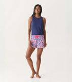 Hatley Pink Batik Flowers PJ Shorts In A Bag