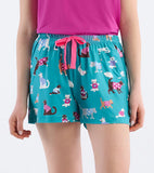 Hatley Cute Cats PJ Shorts In A Bag