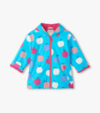 Hatley Girls Color Changing Apple Orchard Rain Jacket