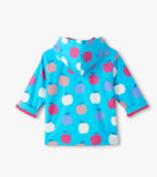 Hatley Girls Color Changing Apple Orchard Rain Jacket