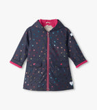 Hatley Girls Rainbow Foil Cherry Rain Jacket