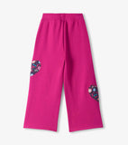 Hatley Girls Very Berry Wide Leg Track Pants