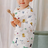 Nest Designs Organic Cotton Long Sleeve Two-Piece PJ Set
