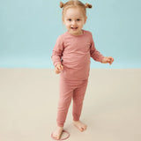 Nest Designs Bamboo Avocado Jersey Long Sleeve Two-Piece PJ Set