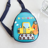 The Find Peaks Kids Cartoon Excavator Crossbody Bag Cute Hard Shell