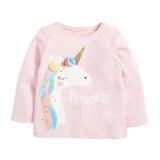 The Find Peaks The Unicorn Long Sleeve T-Shirt For Girls Cotton Cartoon Design