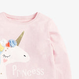 The Find Peaks The Unicorn Long Sleeve T-Shirt For Girls Cotton Cartoon Design
