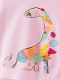 The Find Peaks Animal Print Long Sleeve Pullover Sweatshirt For Girls
