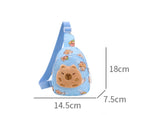 The Find Packs Cute Plush Capybara Crossbody Bag For Kids