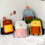 The Find Packs Trendy Color Block Children's Backpack For Boys and Girls