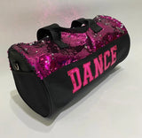 Kissed By Glitter Duffle Bag Sequin Letters Dance