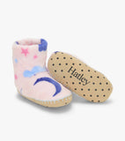 Little Blue House Girls Night Sky Fleece Slippers