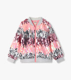 Hatley Girls Blossom Gradient Sequin Bomber Jacket