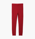 Hatley Girls Red Shimmer Knit Leggings