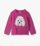 Hatley Baby & Toddler Girls Posh Poodle Furry Sweater