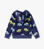 Hatley Boys Vintage Trucks Fleece Zip-Up Hoodie