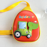 The Find Peaks Kids Cartoon Excavator Crossbody Bag Cute Hard Shell