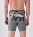 Little Blue House Charcoal Bear Bum Men's Boxer Brief
