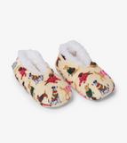 Little Blue House Woofing Christmas Kids Warm and Cozy Slippers