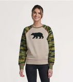 Little Blue House Camo Bear Heritage Women’s Pullover Hoodie