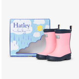 Hatley my 1st rain boot pink & navy matte