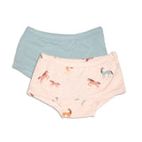 Silkberry Baby Bamboo Girls Boys Shorts 2 Pack WF4682