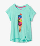 Hatley Four Scoops Tie Front Tee