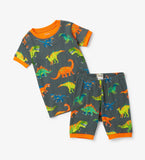 Hatley Colourblock Dino Short Pajama Set