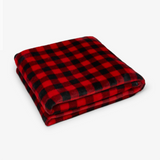 Little Blue House Buffalo Plaid Fleece Blanket