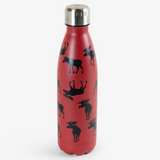 Little Blue House Moose on Red Travel Bottle