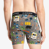 Little Blue House Retro Camping Men's Boxer Brief