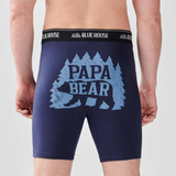 Little Blue House Woods Papa Bear Men's Boxer Briefs