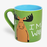 Little Blue House I Moose Wake Up Ceramic Mug