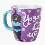 Little Blue House Yogatta Wake Up Curved Ceramic Mug