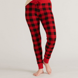 Little Blue House Buffalo Plaid Women's Sleep Leggings