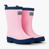 Hatley Matte Pink & Navy Rainboots