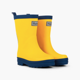 Hatley Matte Yellow Navy Rain Boots