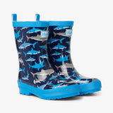 Hatley Shark School Shiny Rain Boots