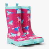 Hatley Frolicking Unicorns Shiny Rain Boots