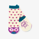 Little Blue House Hoot Hoot Kids Animal Face Socks