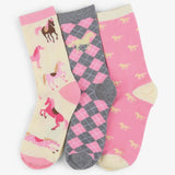 Little Blue House Wild Horses Women’s Crew Sock Set