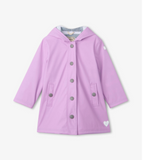 Hatley Lilac Button-Up Splash Rain Jacket