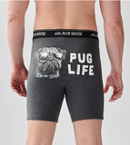 Little Blue House Pug Life Men's Boxer Brief's